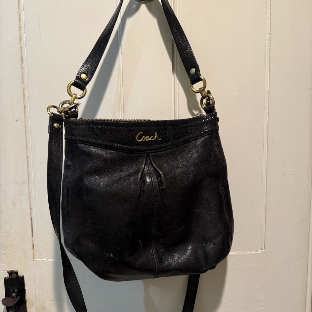 Coach Ashley Leather Shoulder Bag